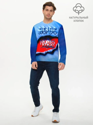 Мужской лонгслив базовый / AC/DC - The Razor’s Edge