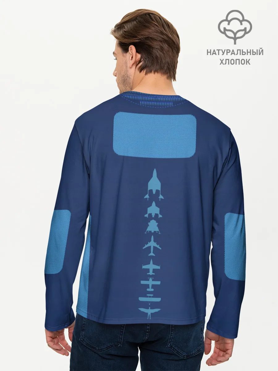 Мужской лонгслив базовый / Virgin Galactic. Форма