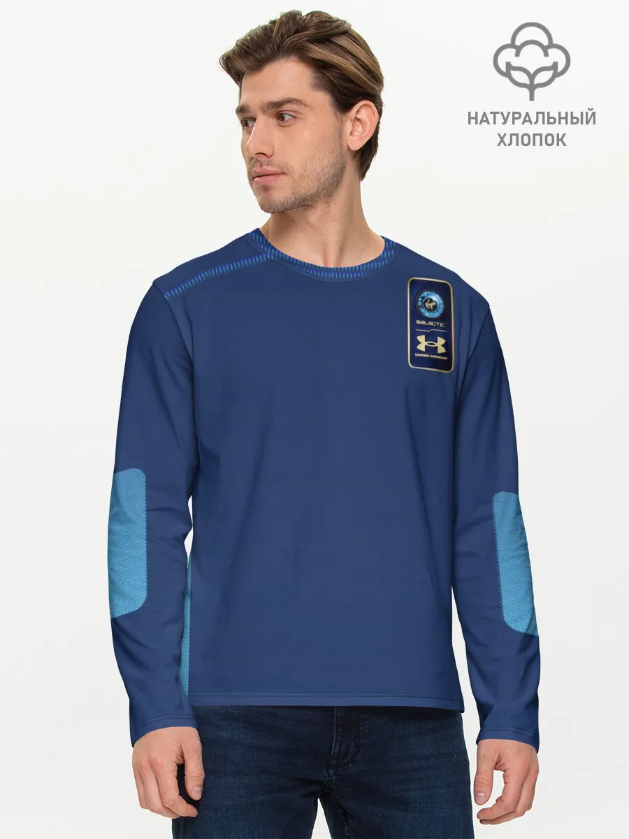 Мужской лонгслив базовый / Virgin Galactic, Форма