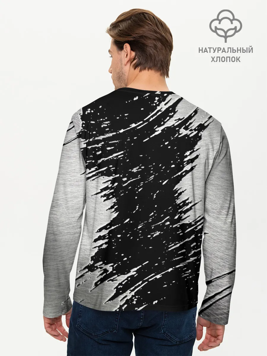 Мужской лонгслив базовый / THE WITCHER LOGO STEEL