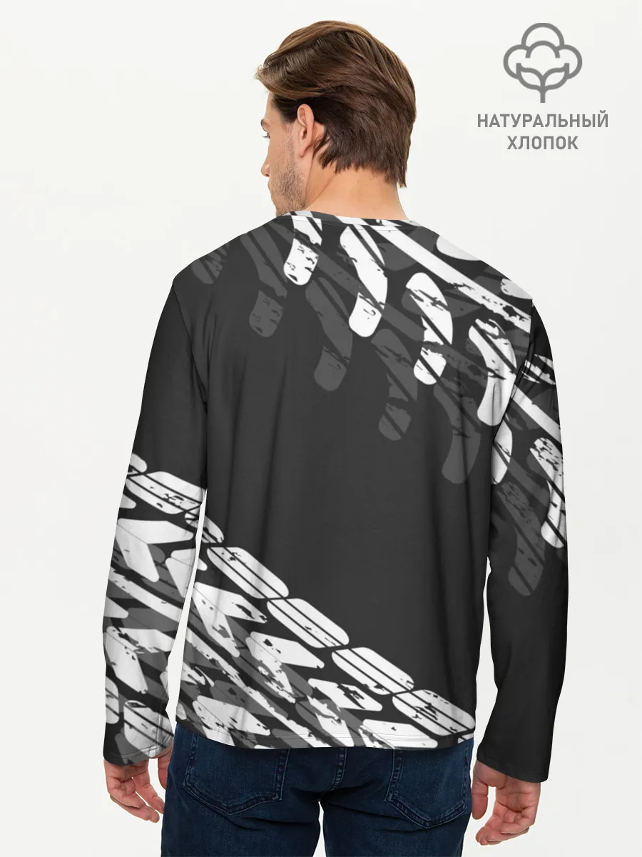 Мужской лонгслив базовый / БМВ | BMW TIRE TREAD