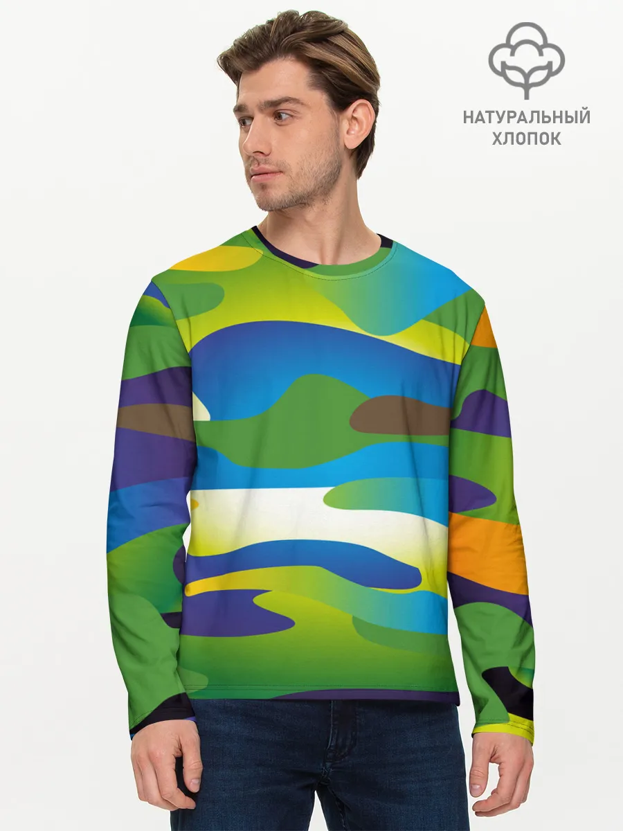 Мужской лонгслив базовый / CAMOUFLAGE 2022