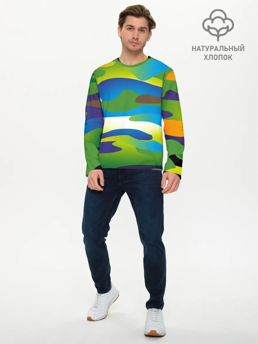 Мужской лонгслив базовый / CAMOUFLAGE 2022