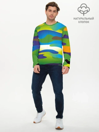 Мужской лонгслив базовый / CAMOUFLAGE 2022