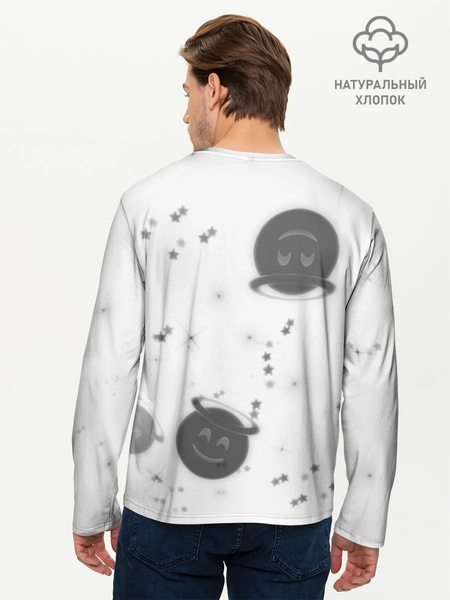 Мужской лонгслив базовый / Смайл