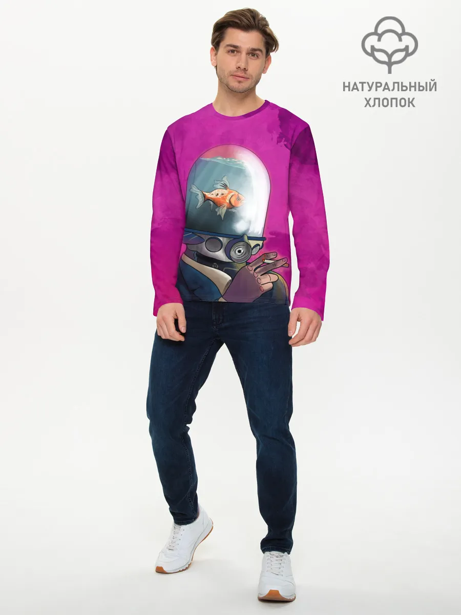 Мужской лонгслив базовый / Эй Джей | Академия Амбрелла