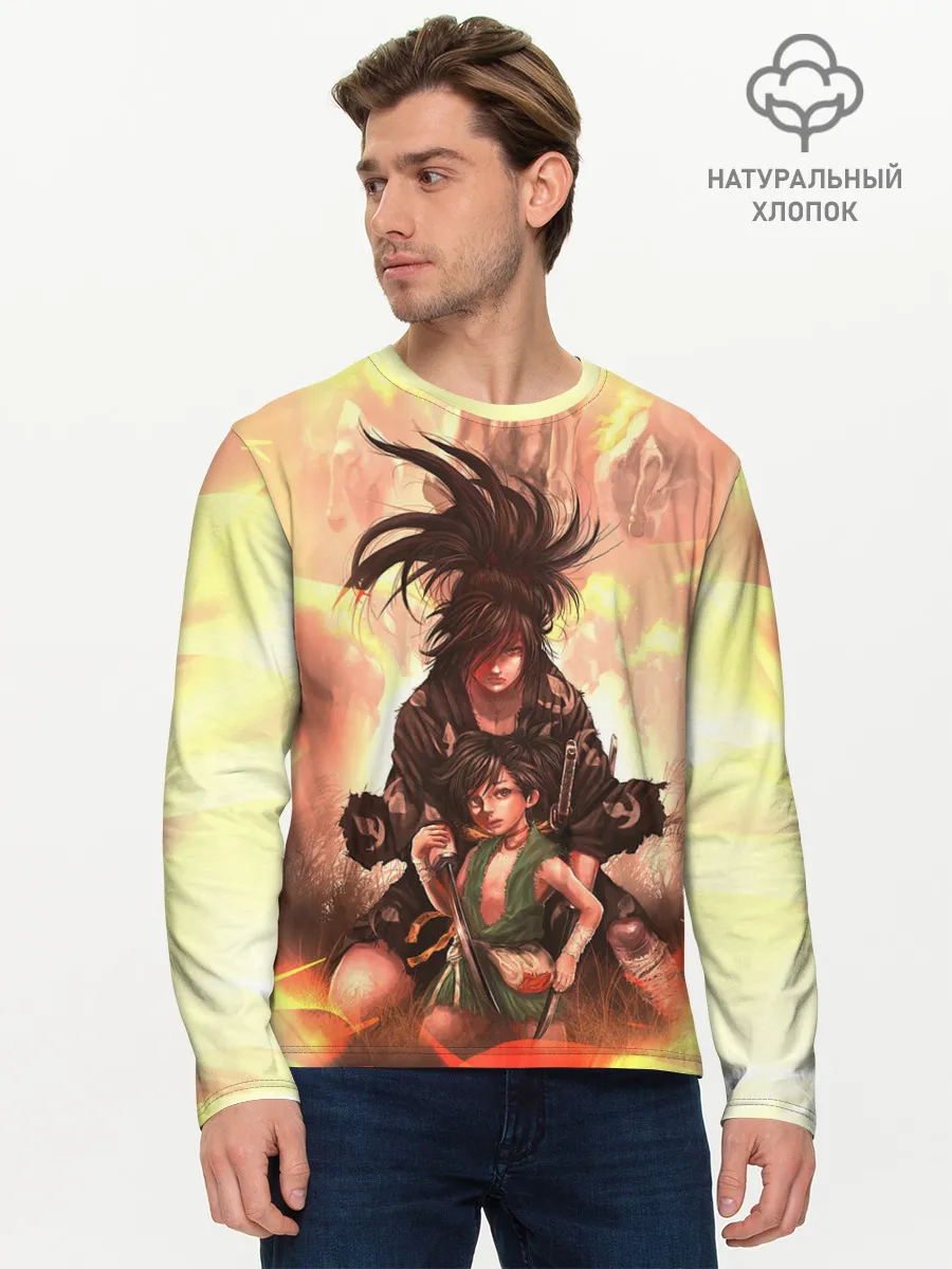 Мужской лонгслив базовый / Хяккимару | Такебо | Дороро