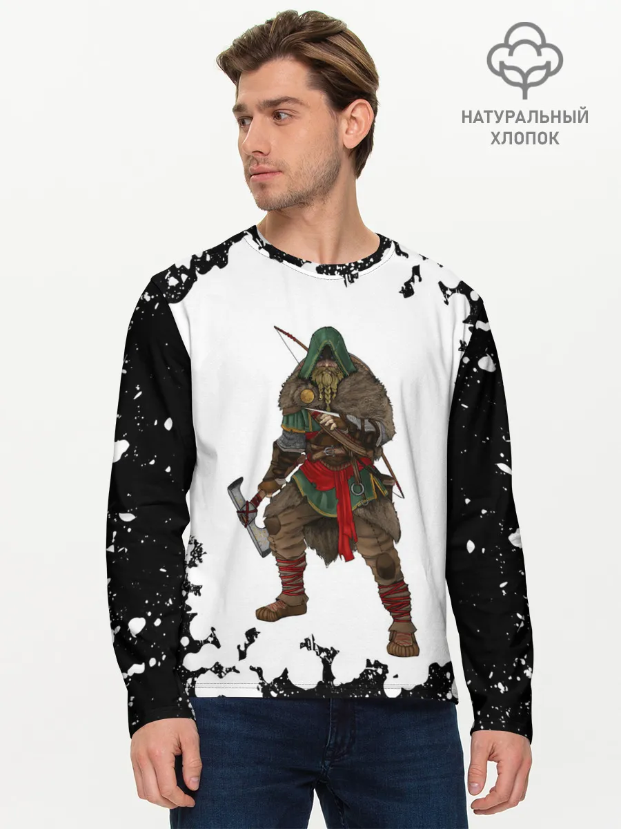 Мужской лонгслив базовый / ASSASSINS CREED VALHALLA