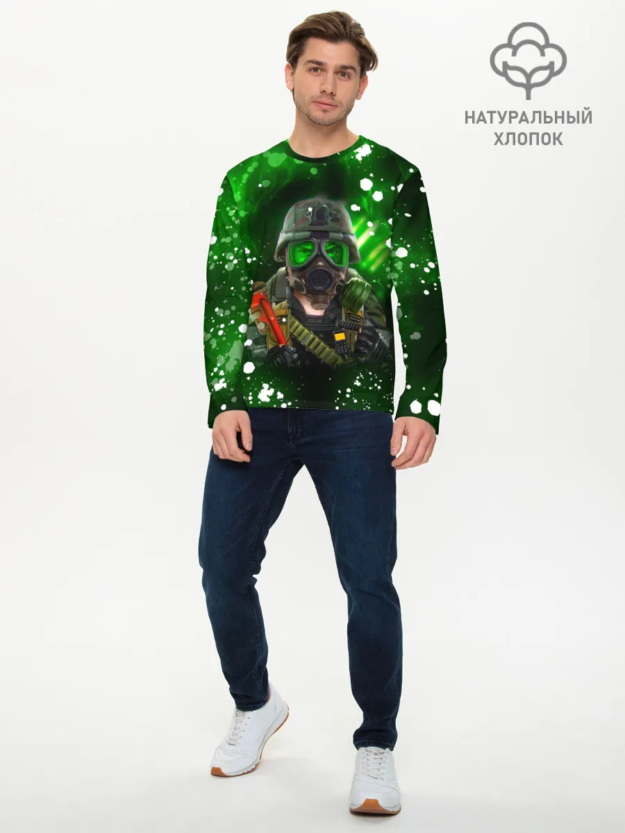 Мужской лонгслив базовый / Opposing Force | Адриан Шепард