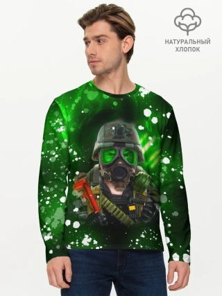 Мужской лонгслив базовый / Opposing Force | Адриан Шепард