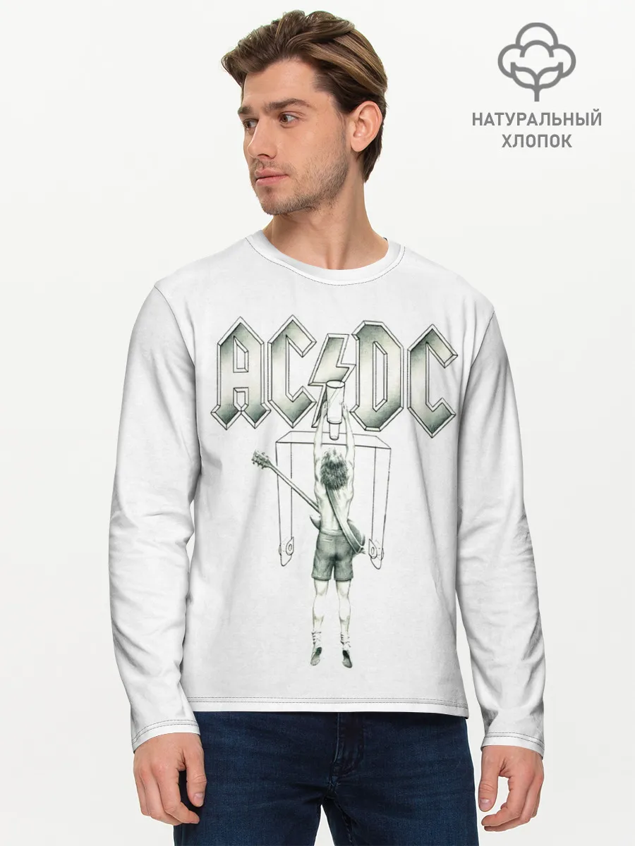 Мужской лонгслив базовый / Flick of the Switch AC/DC