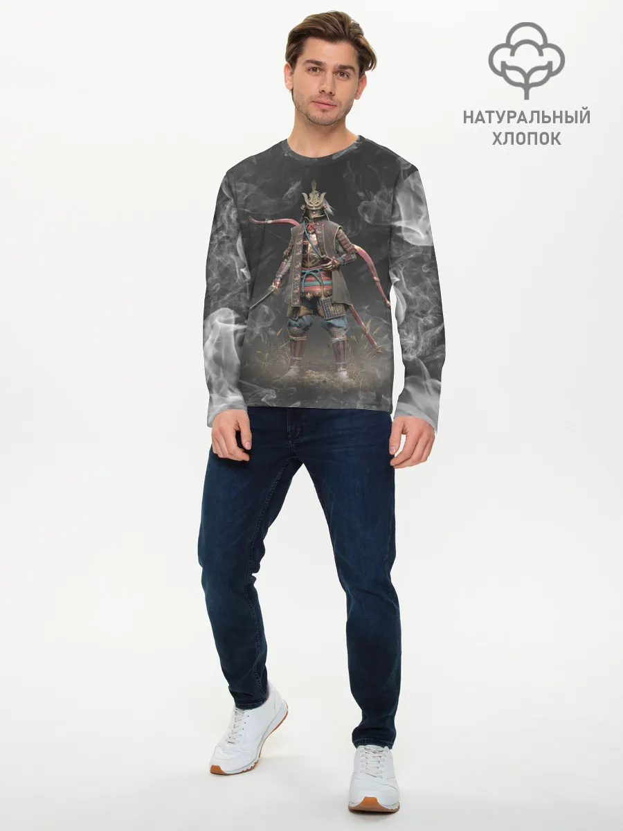 Мужской лонгслив базовый / Warrior | Sekiro shadows die twice