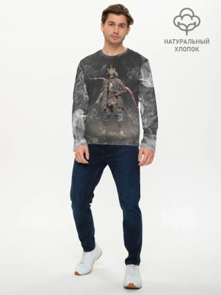 Мужской лонгслив базовый / Warrior | Sekiro shadows die twice