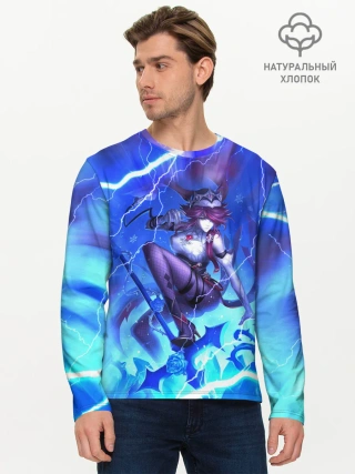Мужской лонгслив базовый / Rosaria | Genshin Impact