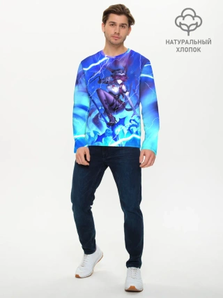 Мужской лонгслив базовый / Rosaria | Genshin Impact