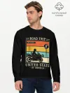 Мужской лонгслив базовый / Дорожное приключение