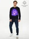Мужской лонгслив базовый / BITCOIN IN HAND | БИТКОИН