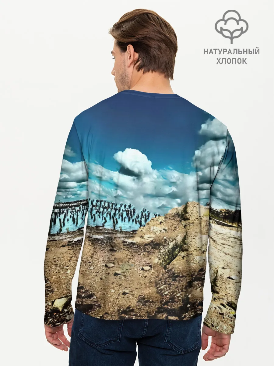 Мужской лонгслив базовый / Мумий Тролль Владивосток 2000