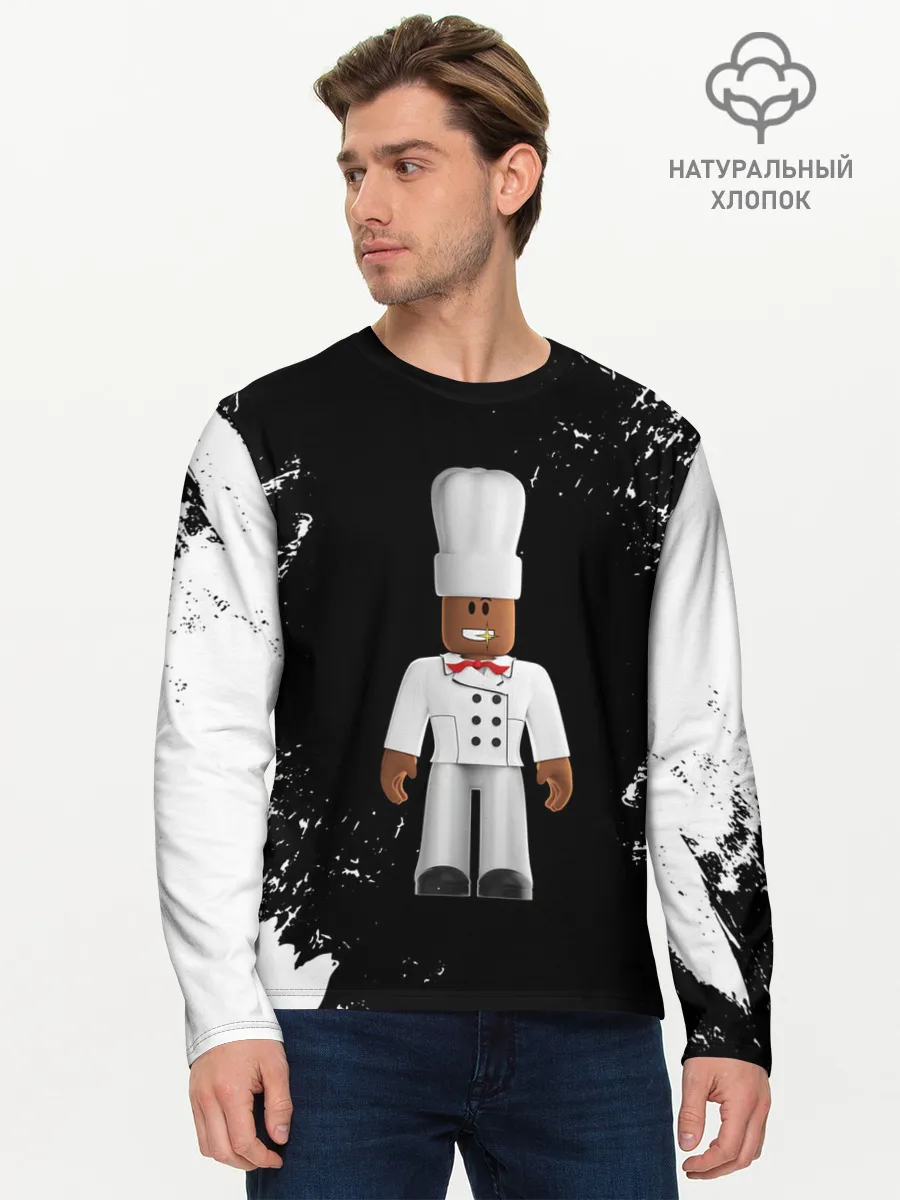 Мужской лонгслив базовый / ROBLOX | РОБЛОКС | LOGO