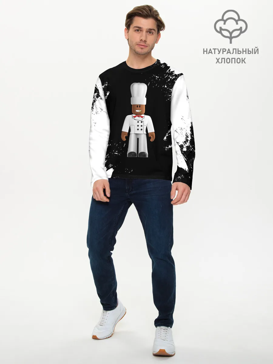 Мужской лонгслив базовый / ROBLOX | РОБЛОКС | LOGO