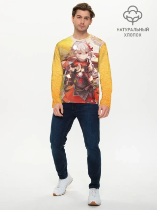 Мужской лонгслив базовый / Kaedehara Kazuha