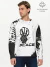Мужской лонгслив базовый / Peace | Мир