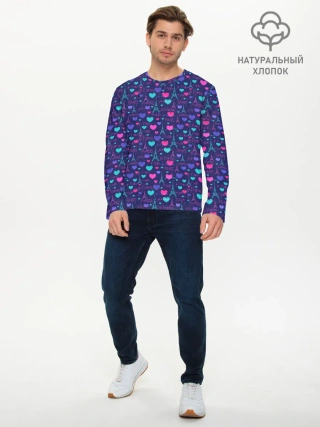 Мужской лонгслив базовый / Париж