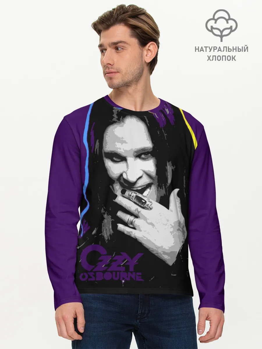 Мужской лонгслив базовый / Ozzy Osbourne, Оззи Осборн