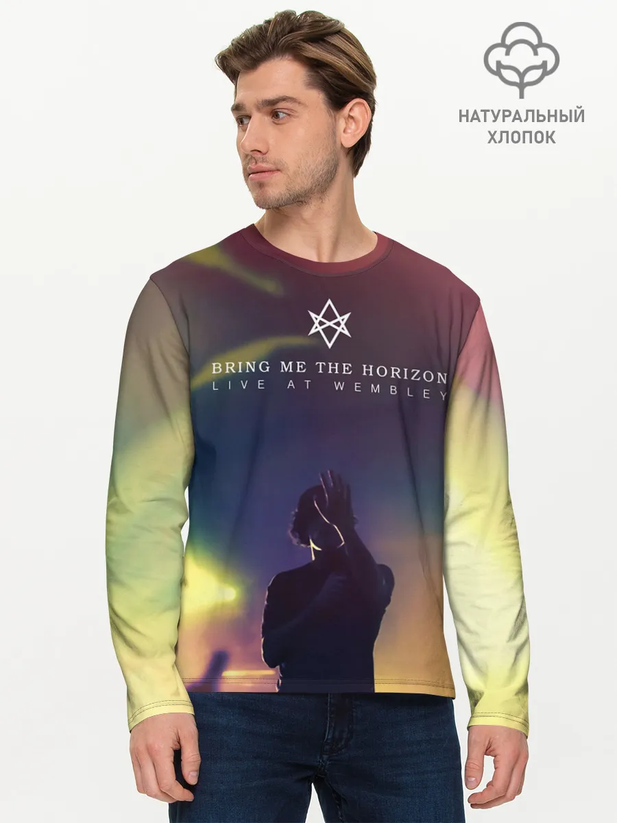 Мужской лонгслив базовый / Live at Wembley BMTH