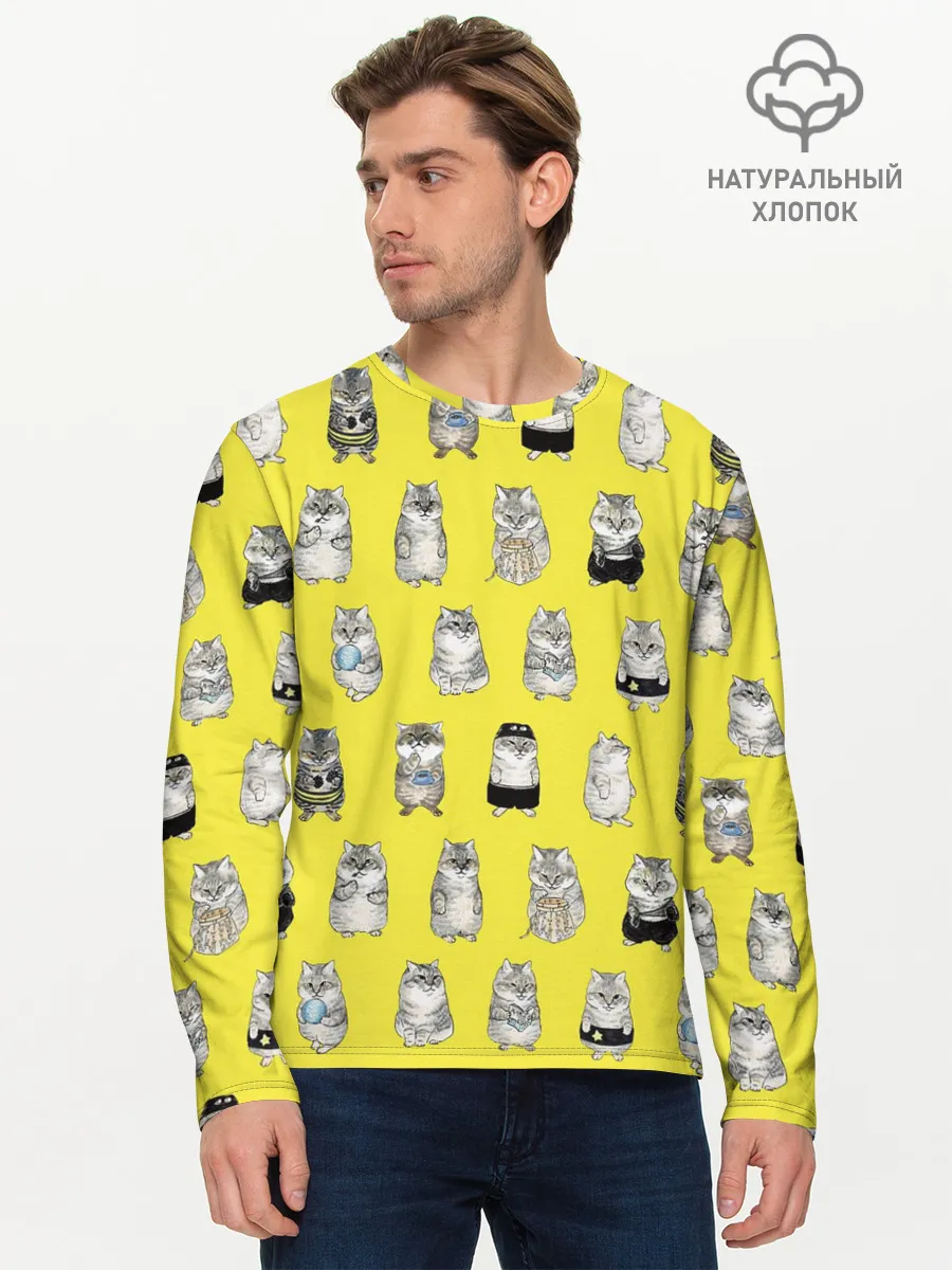 Мужской лонгслив базовый / Я, Цусима