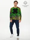 Мужской лонгслив базовый / Четырехлистный Клевер