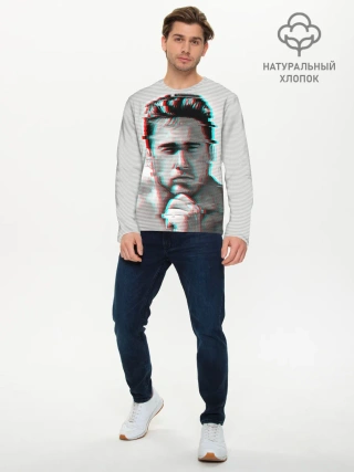 Мужской лонгслив базовый / Billie Herrington Gachimuchi