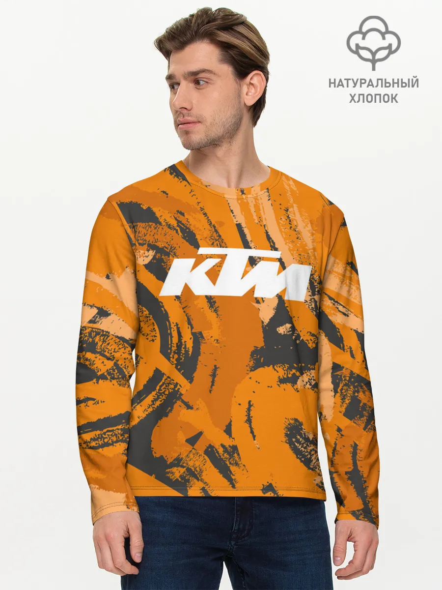 Мужской лонгслив базовый / KTM | КТМ