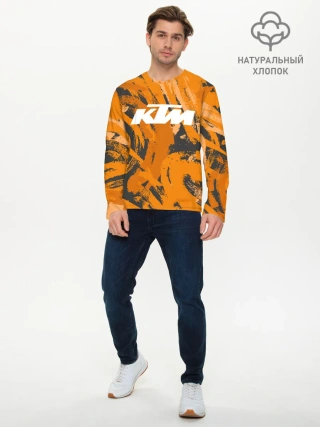 Мужской лонгслив базовый / KTM | КТМ