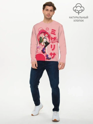 Мужской лонгслив базовый / Mizarisa