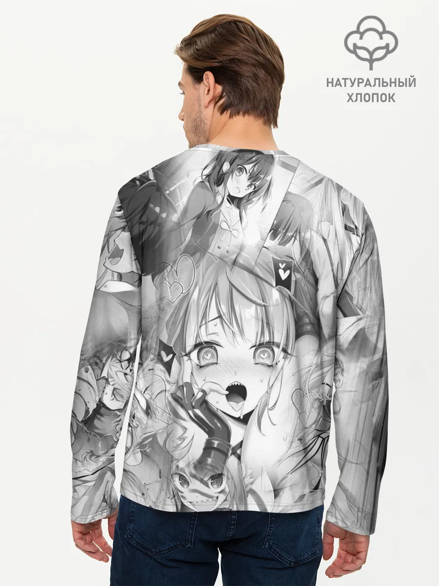 Мужской лонгслив базовый / Full Dive RPG Manga