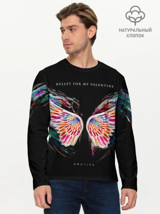 Мужской лонгслив базовый / Gravity - Bullet For My Valentine