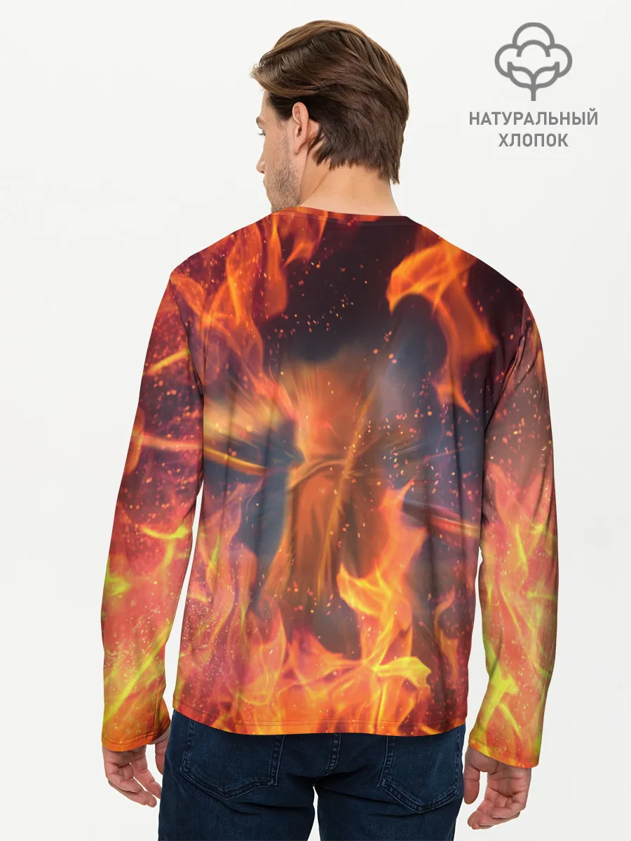 Мужской лонгслив базовый / Warrior | Sekiro shadows die twice