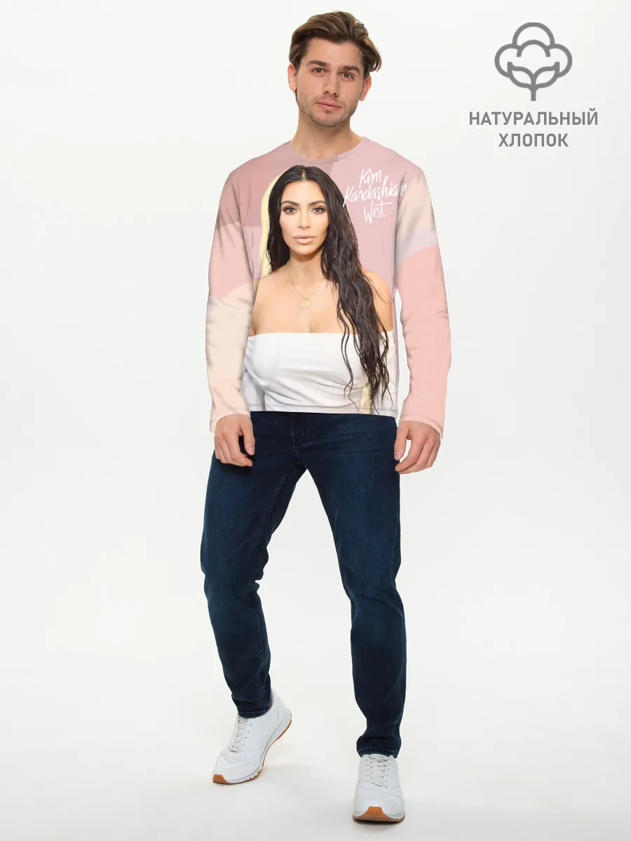 Мужской лонгслив базовый / Ким Кардашьян