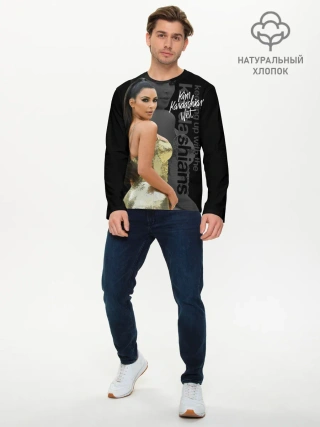 Мужской лонгслив базовый / Ким Кардашьян
