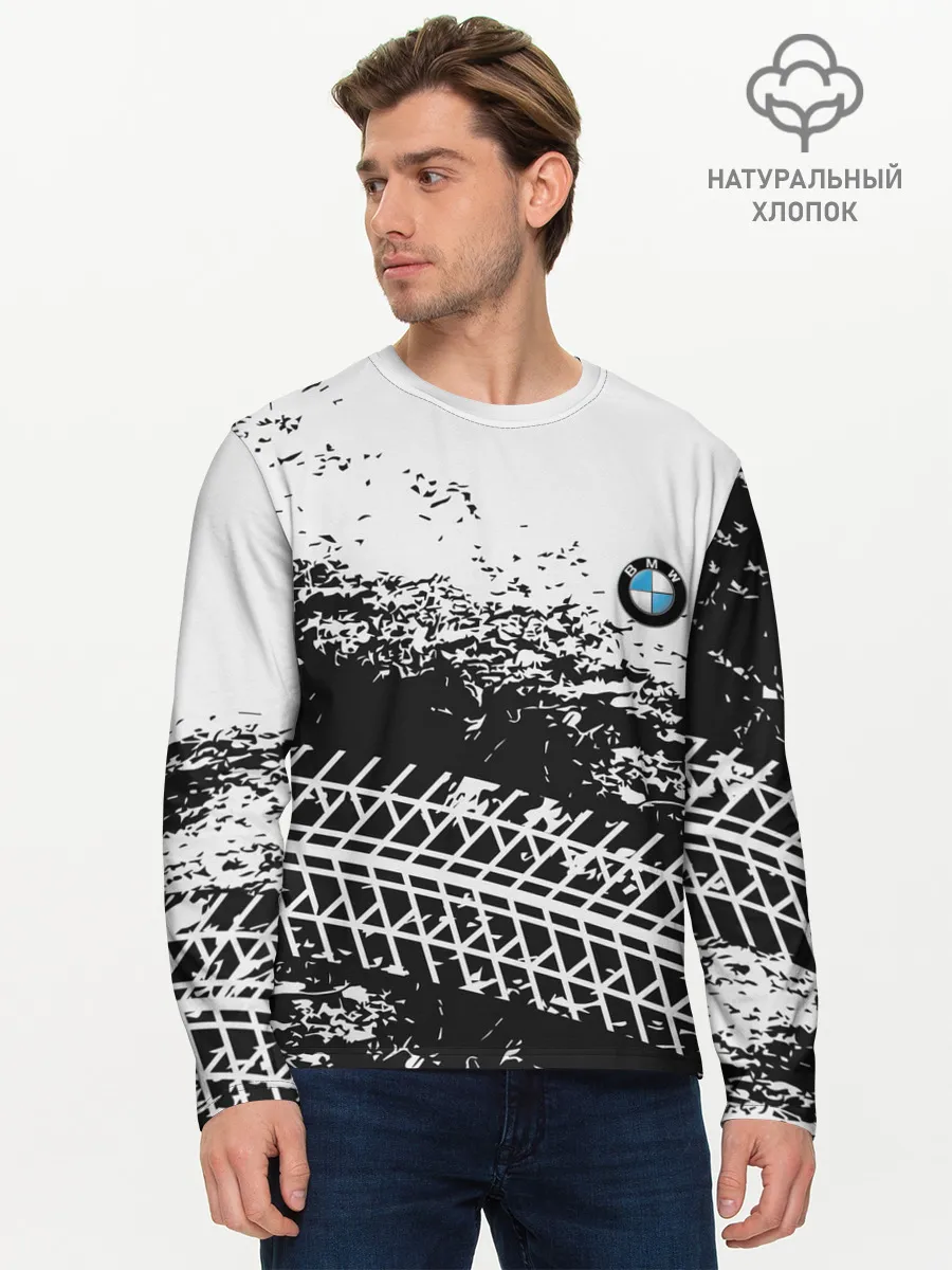 Мужской лонгслив базовый / СЛЕД БМВ | BMW