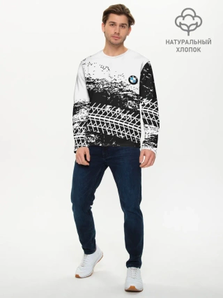 Мужской лонгслив базовый / СЛЕД БМВ | BMW