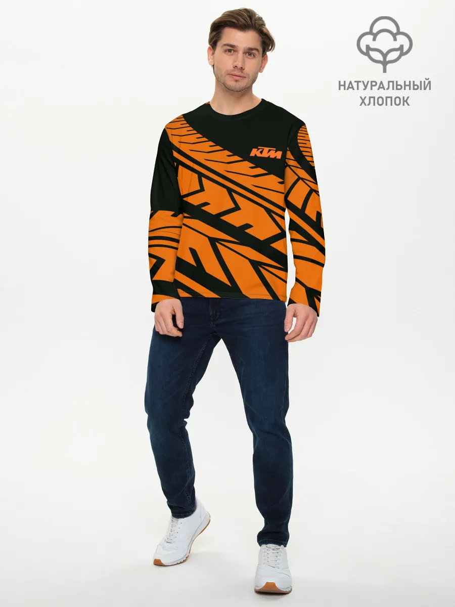 Мужской лонгслив базовый / ORANGE KTM | КТМ