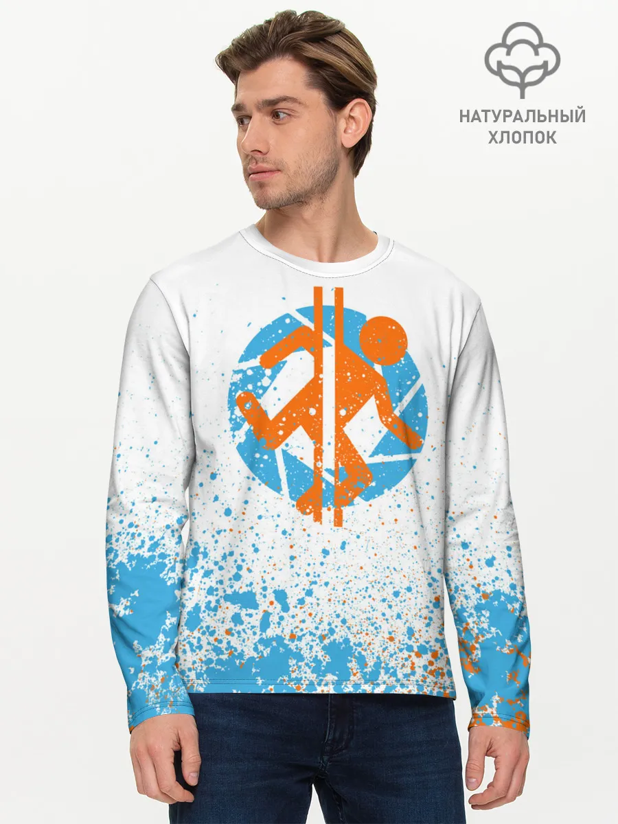 Мужской лонгслив базовый / PORTAL 2