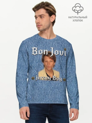 Мужской лонгслив базовый / Jersey Boy - Bon Jovi