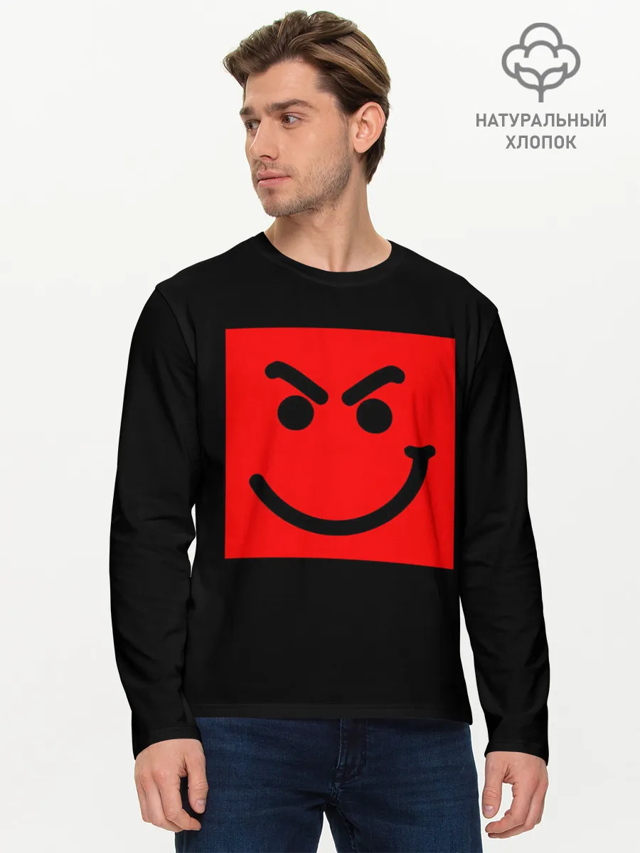 Мужской лонгслив базовый / Have a Nice Day - Bon Jovi