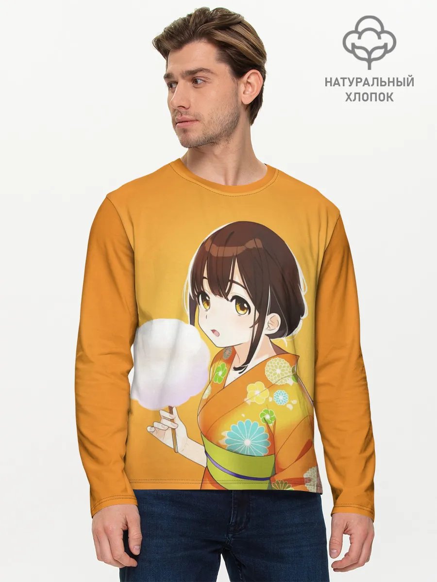 Мужской лонгслив базовый / Саю