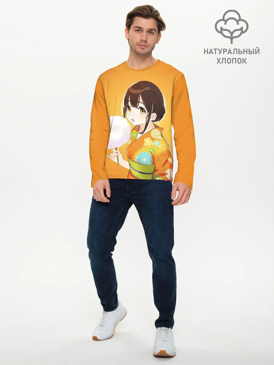 Мужской лонгслив базовый / Саю