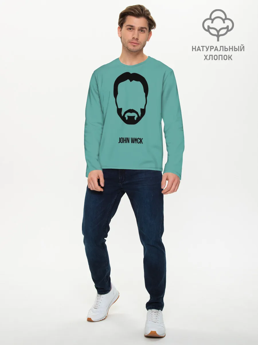 Мужской лонгслив базовый / Джон Уик