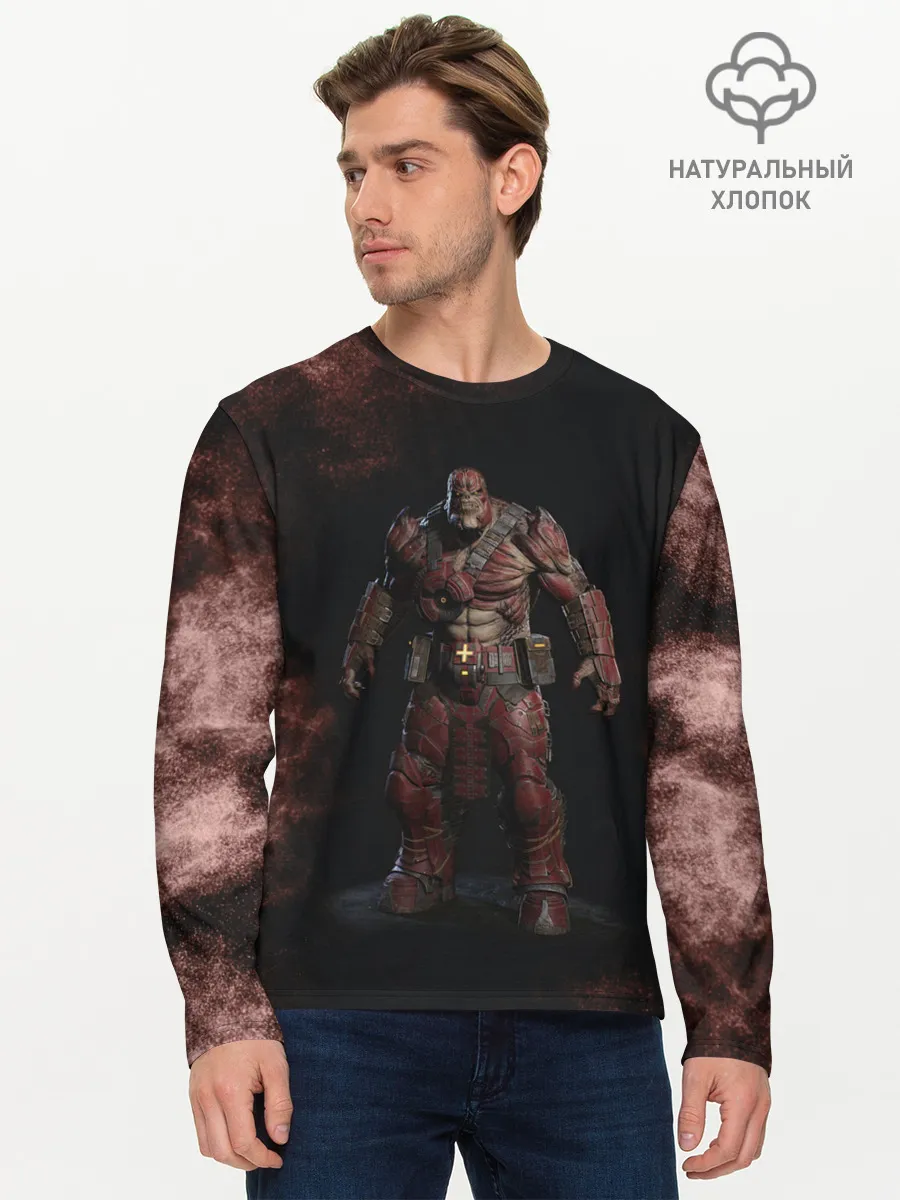 Мужской лонгслив базовый / NPC | ШЕСТЕРЕНКИ | ЛОГО